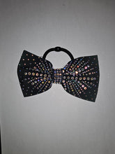 Load image into Gallery viewer, Sparkle Bow Bobble - Black/Mint