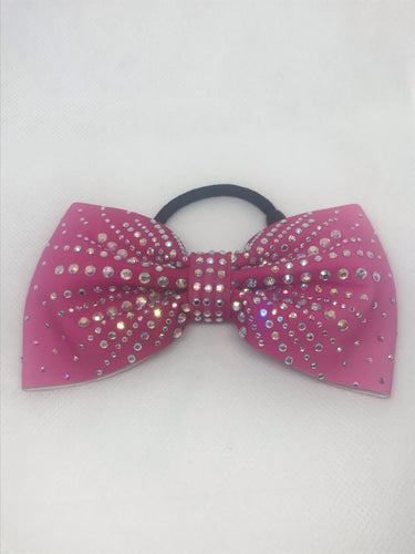 Sparkle Bow Bobble - Jessica pink